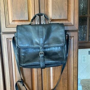 LEATHER CLAVA AMERICAN Satchel Bag